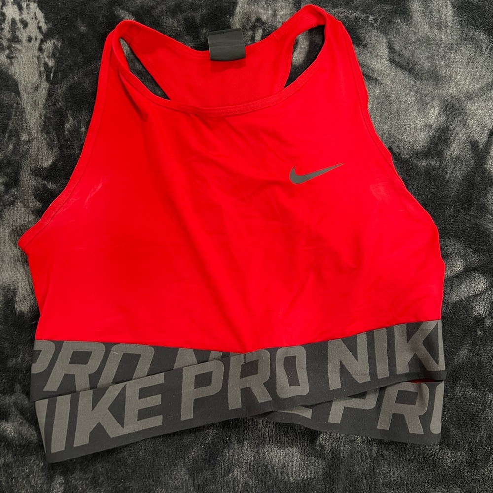Nike Red Athletic Tank Top
